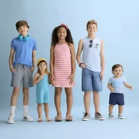 Okie Dokie Toddler & Little Girls Sleeveless Romper