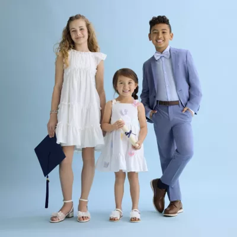 Blueberi Boulevard Toddler Girls Sleeveless A-Line Dress