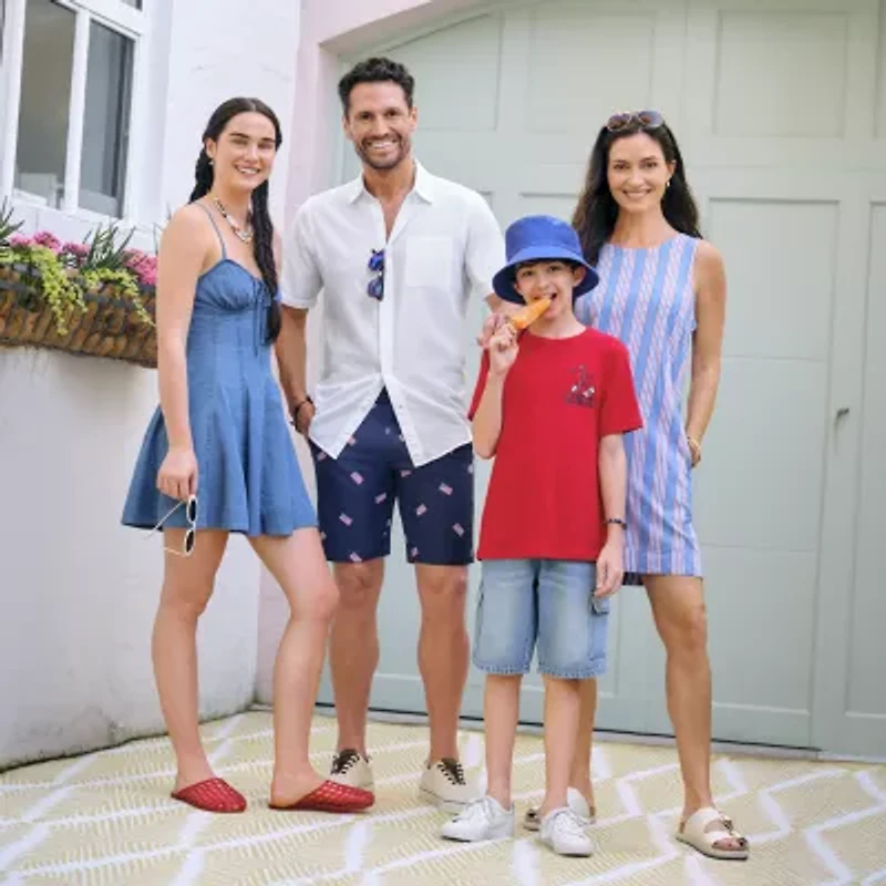 Thereabouts Cargo Little & Big Kid Boys Adjustable Waist Denim Short