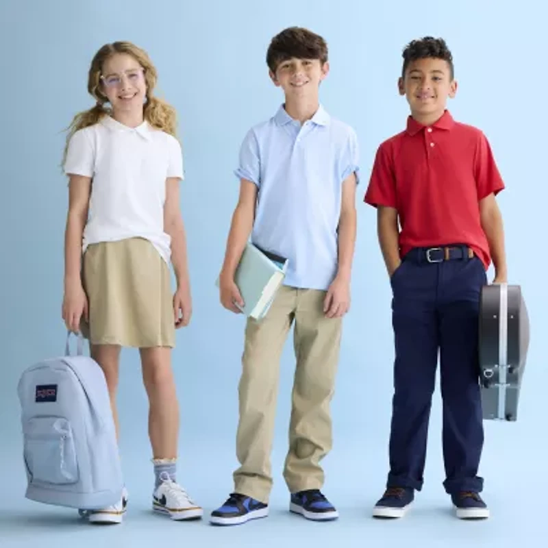 Thereabouts Little & Big Kid Boys Short Sleeve Regular Fit Polo Shirt