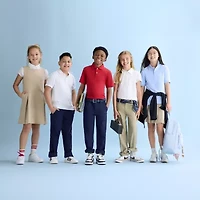 IZOD Little & Big Boys Short Sleeve Wrinkle Resistant Moisture Wicking Polo Shirt