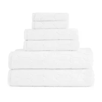 Liz Claiborne Signature Plush Textured  6-pc. Bath Towel Set