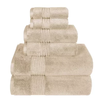 Liz Claiborne Signature Plush Solid 6-pc. Towel Set