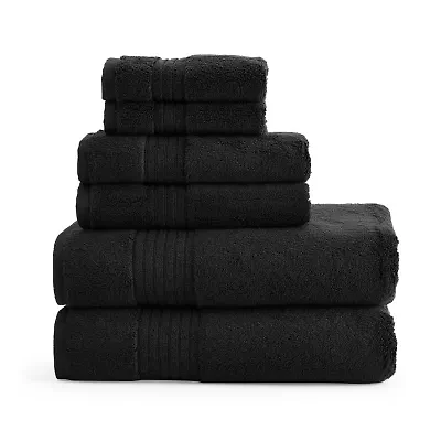 Liz Claiborne Signature Plush Solid 6-pc. Towel Set
