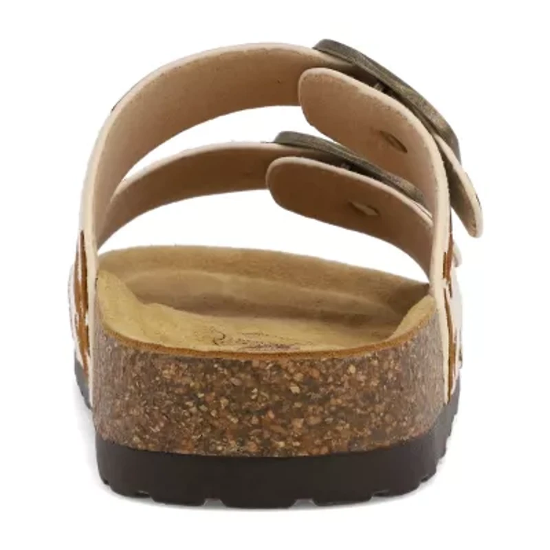 Mia Girl Elyana Womens Adjustable Strap Footbed Sandals