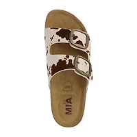 Mia Girl Elyana Womens Adjustable Strap Footbed Sandals