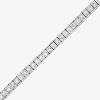 Limited Quantities! Womens White Diamond Sterling Silver 22 Inch Tennis Necklace