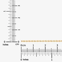 Womens 14K Gold 22 Inch Rope Chain Necklace