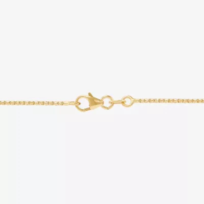 Womens 14K Gold 18 Inch Chain Necklace