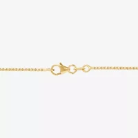 Womens 14K Gold 18 Inch Chain Necklace