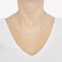 Womens 14K Gold 18 Inch Chain Necklace