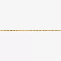 Womens 14K Gold 18 Inch Chain Necklace