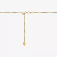 Womens 14K Gold Inch Box Chain Necklace