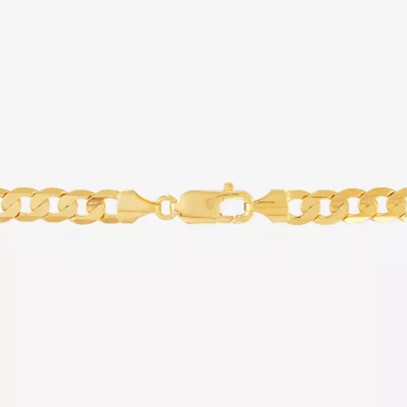 Mens 14K Gold 24 Inch Curb Chain Necklace