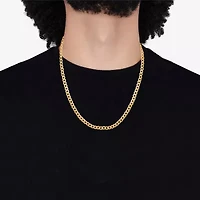 Mens 14K Gold 24 Inch Curb Chain Necklace