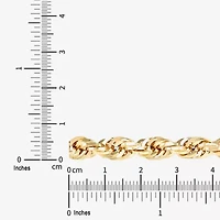 Mens 14K Gold 24 Inch Rope Chain Necklace
