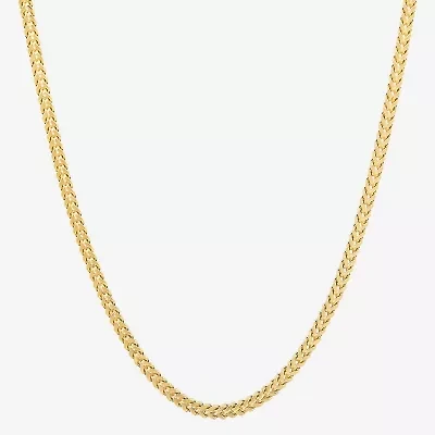 Womens 14K Gold 22 Inch Chain Necklace