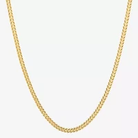 Womens 14K Gold 22 Inch Chain Necklace