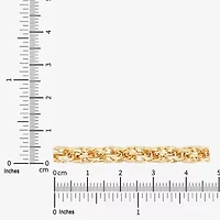 Mens 10K Gold 24 Inch Link Chain Necklace