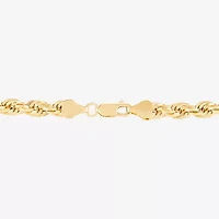 Mens 14K Gold 22 Inch Rope Chain Necklace