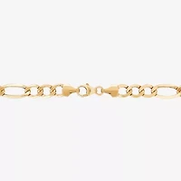 Mens 14K Gold 22 Inch Figaro Chain Necklace