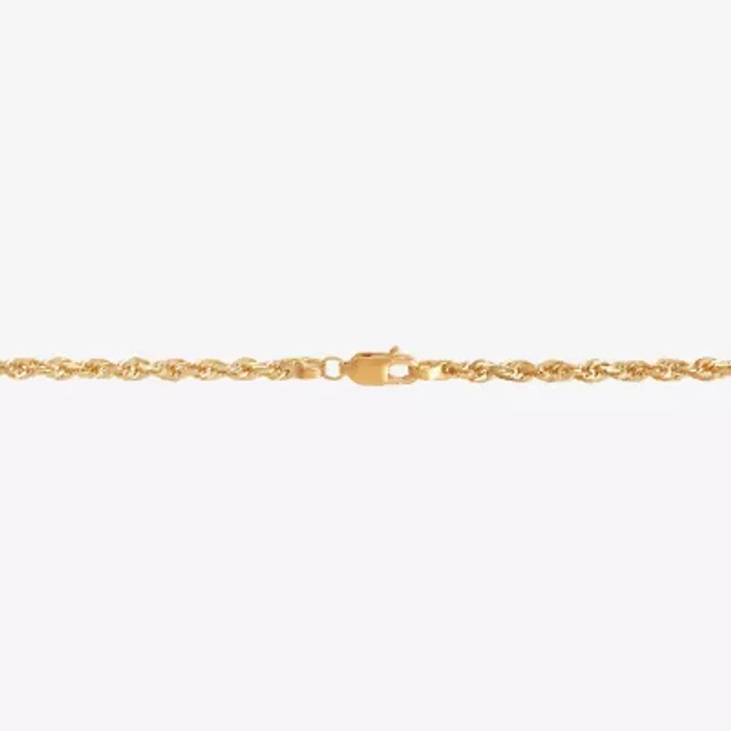 Unisex Adult 14K Gold 20 Inch Rope Chain Necklace