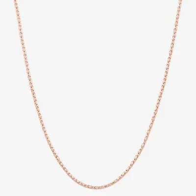Womens 14K Gold 18 Inch Chain Necklace