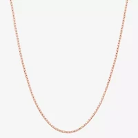 Womens 14K Gold 18 Inch Chain Necklace