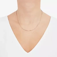 Womens 14K Gold 18 Inch Chain Necklace