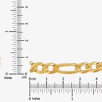Mens 10K Gold 22 Inch Figaro Chain Necklace