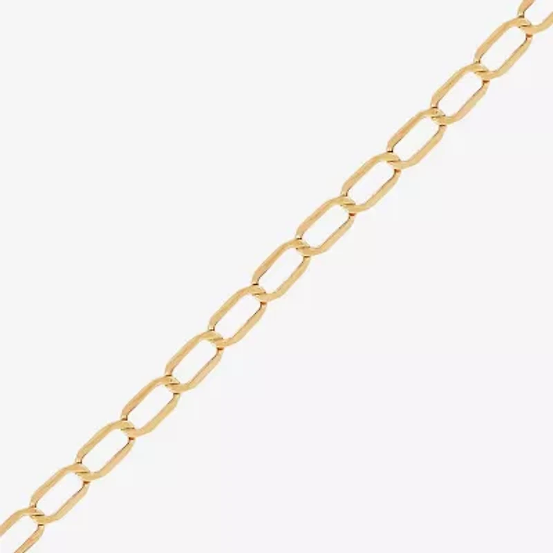 Unisex Adult 14K Gold Inch Curb Chain Necklace
