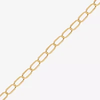 Unisex Adult 14K Gold Inch Curb Chain Necklace