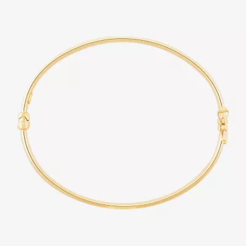 Womens 14K Gold Bangle Bracelet