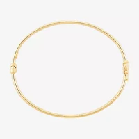 Womens 14K Gold Bangle Bracelet