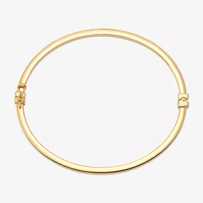 Womens 14K Gold Bangle Bracelet