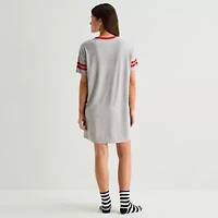 Disney Mjc Womens Short Sleeve Round Neck Mickey Mouse Nightgown