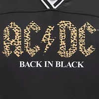 Womens Juniors V Neck Short Sleeve AC/DC Jersey
