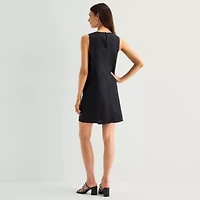 MSK Womens Sleeveless Shirt Dress
