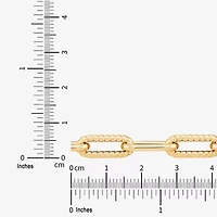 Unisex Adult 14K Gold 18 Inch Paperclip Chain Necklace