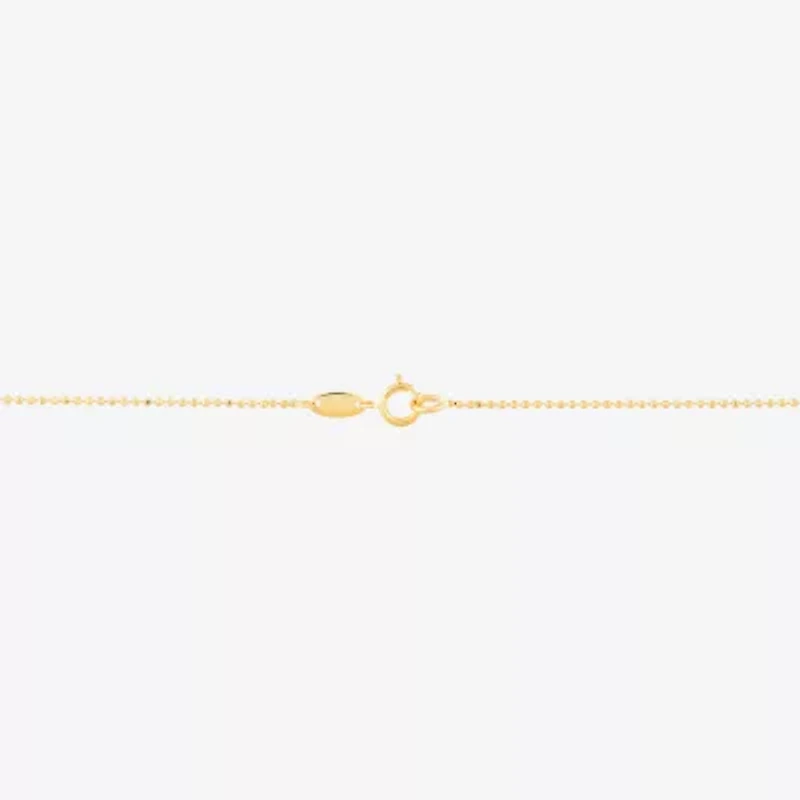 Womens 14K Gold 17 Inch Y Necklace
