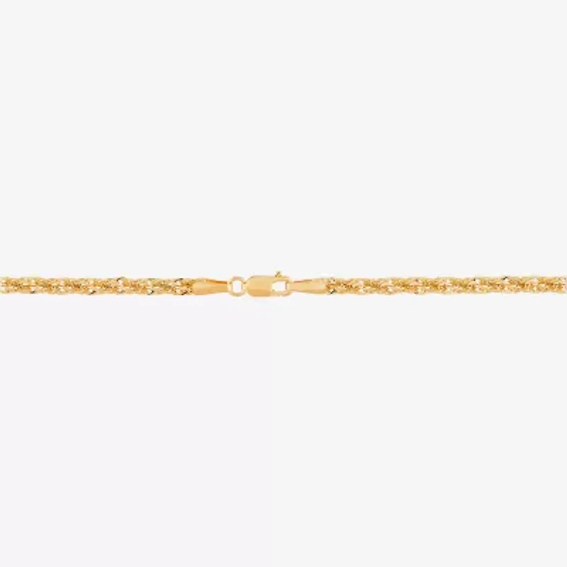 Womens 14K Gold 18 Inch Chain Necklace