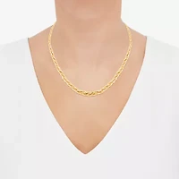 Womens 14K Gold 18 Inch Chain Necklace