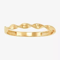 Womens 2MM 10K Gold Band