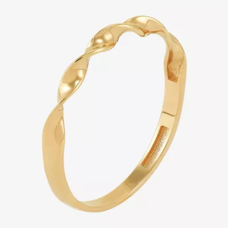 Womens 2MM 10K Gold Band