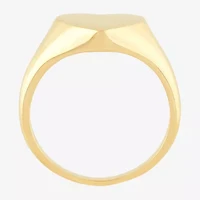 Womens 14K Gold Heart Signet Ring