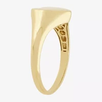 Womens 14K Gold Heart Signet Ring