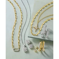 Yes, Please!, (G-H,Si2-I1) Womens 1/10 CT. T.W. Lab Grown White Diamond Sterling Silver 2-pc. Jewelry Set