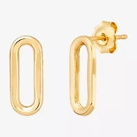 14K Gold 13.8mm Stud Earrings