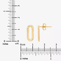 14K Gold 13.8mm Stud Earrings