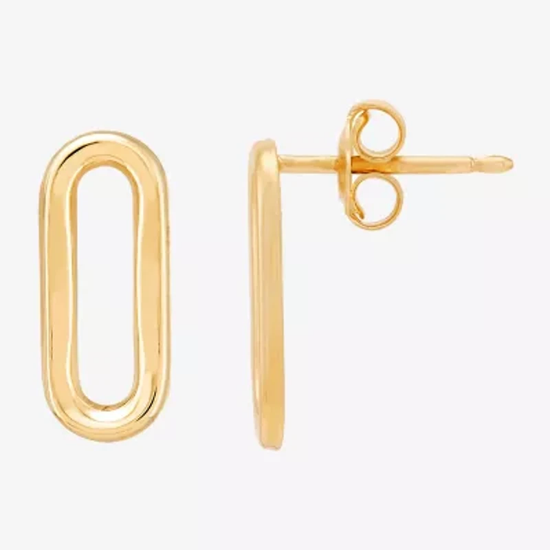 14K Gold 13.8mm Stud Earrings